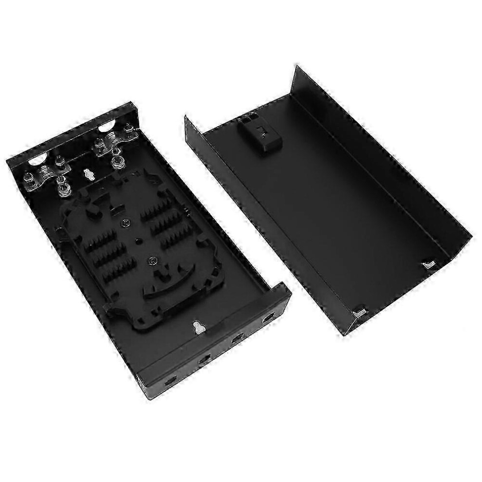 (As Show, One Size) Ftth 4 Core Fiber Optic Terminal Junction Box Fc/St 4 Round Port Pigtail Termination Box 4631898266849