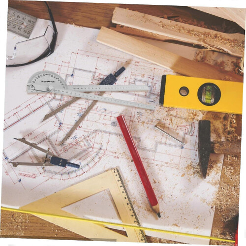 (As show, One size) Angle Ruler Protractor Stainless Angle Measurement for Woodworking Engineering Ref: 4846 2