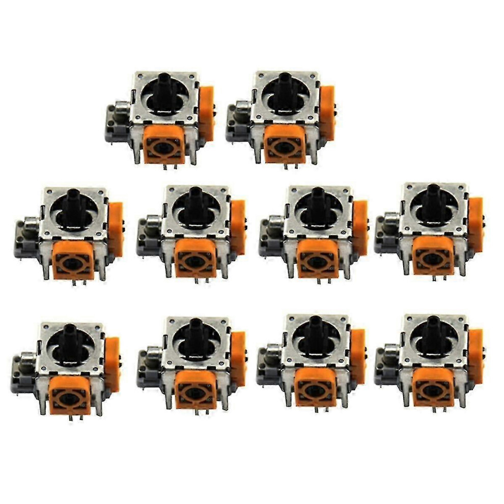 (As Show, One Size) 10Pcs 3D Analog Joystick Stick Module Rocker For 360 Game Controller Joystick Repair Parts 4633396555197