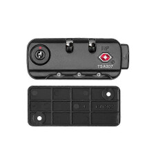 (As show, One size) Customs lock spot luggage combination lock TSA15023 customs lock TSA007 customs fixed lock black black
