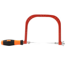 (As show, One size) Mini Coping Saw Adjustable Aluminum Alloy Woodworking Cutting Manual Hardware Tools