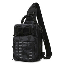 (As show, One size) Fishing Sling Bag Fishing Tackle Storage Bag Tool Bag for Fishing Hiking Hunting Camping