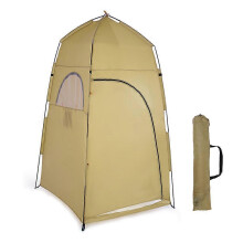 (As show, One size) Portable Outdoor Shower Bath Changing Fitting Room Tent Shelter Camping Beach Privacy Toilet