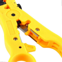 (As show, One size) Rotary Coax Coaxial Cable Wire Cutter Stripping Tool RG59/6/7/11 Stripper