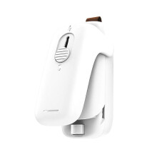 (White, One size) Portable Mini Handheld Bag Heat Vacuum Sealer with Cutter for Plastic Food Storage Bags