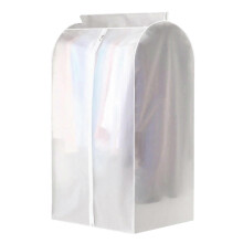(60 x 50 x 90cm, One size) Garment Clothes Cover Protector Hanging Garment Storage Bag Translucent Dustproof Waterproof Hanging Storage Bag for Wardrobe with Full Zipper