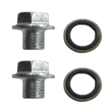 (As show, One size) Car Engine Oil Pan Drain Plug Bolt LFE5-10-404 for 3 2004-2013 BL 6 2002-2012 5 -30 2PCS