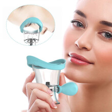 (As show, One size) Clear Eye Irrigator Relieve Eye Fatigue Dry Extrusion Silicone Eye Wash Cup BaoPeng