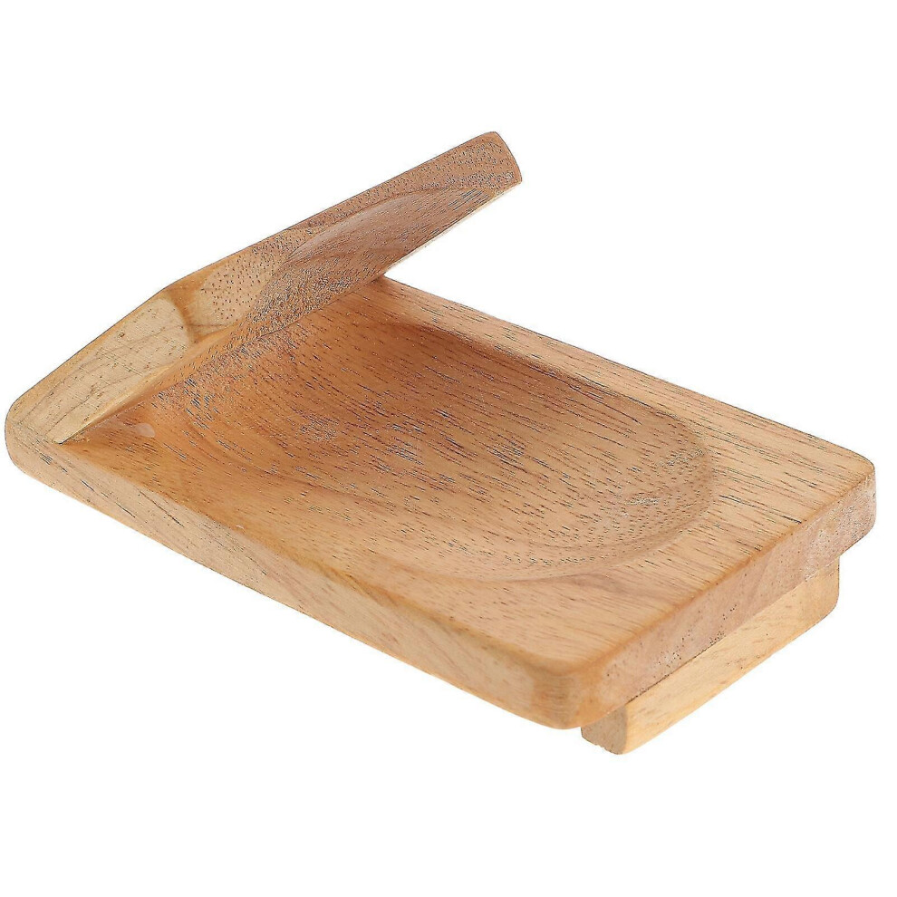 (As show, One size) 1pc Oyster Shucking Clamp Wooden Oyster Holder Oyster Opener Tool Kitchen Gadget BAOPENG