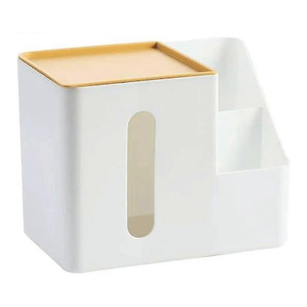 (As show, One size) Multifunctional Tissue Box Facial Tissue Holder BAOPENG