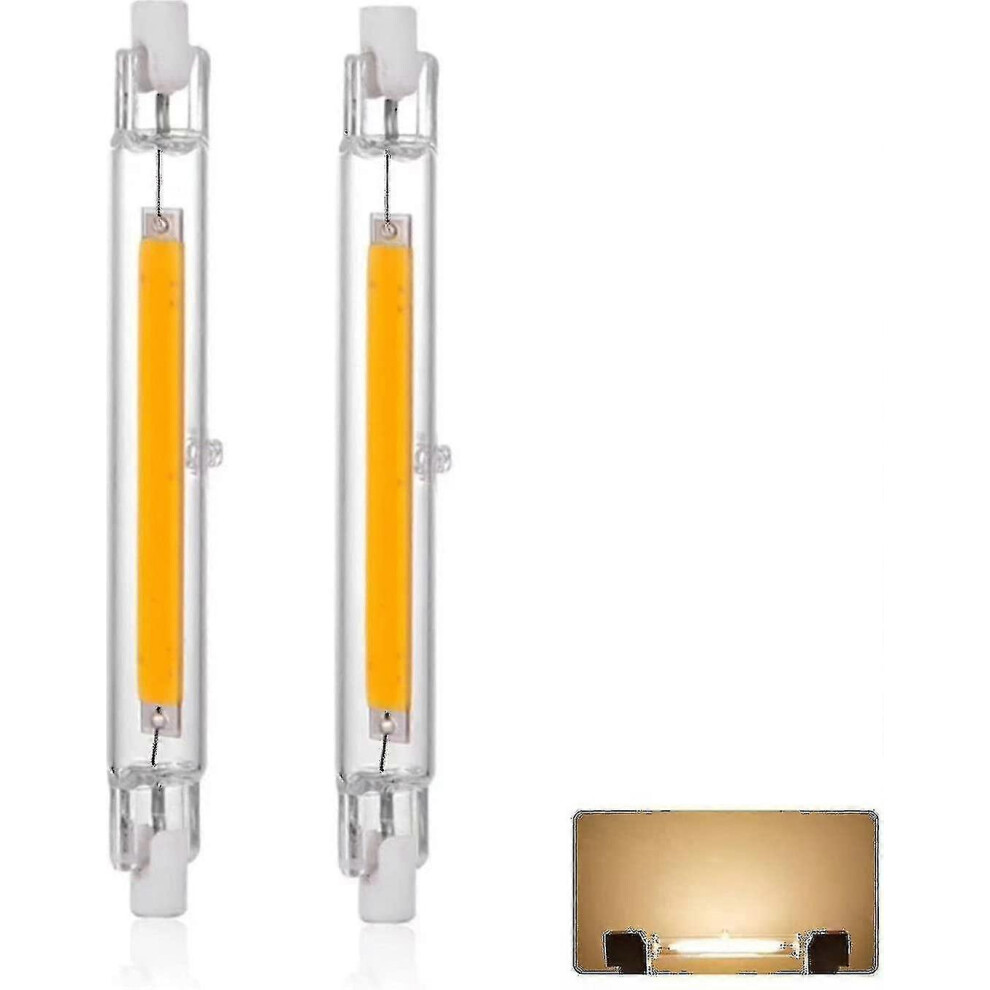 (Warm White, 78mm 5W 220V) R7s Led Bulb 78-118mm 5-20w Dimmable, Warm White 3000k 3000lm, Linear Replace J118 300w Halogen Lamp-jie BaoPeng