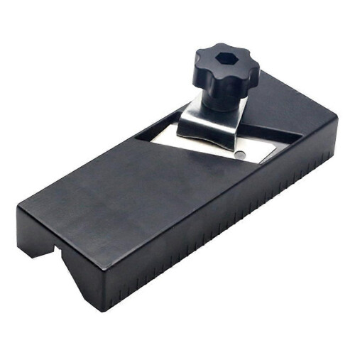 (As show, One size) Hand planning tool black,acoustic chamfering planer 45 polyester plaster tool polyester chamfering acoustic board (black)(1pc) 1