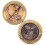 (As show, One size) 2024 Total Solar Eclipse Commemorative Coin - Copper Brass Bimetal 5
