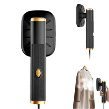 (black) Travel Steamer Mini Iron for Clothes, Steam Iron Handheld Portable Steamer