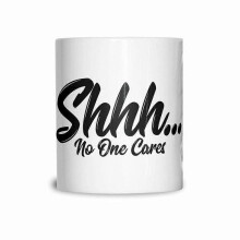 (1301 400ml) Shhh Almost Now Talk Coffee Mug, Shh Almost Now You May Speak Coffee Mug