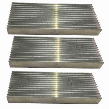 (As show, One size) 3 Pcs Aluminium Power Amplifier Heatsink Heat Sink 100X40X11mm