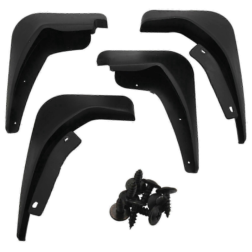 (As Show, One Size) Molded Mud Flaps For Fiesta Mk7 2009 - 2017 Mudflaps Splash Guards Mudguards 2010 2011 2012 2013 20 4633396550444