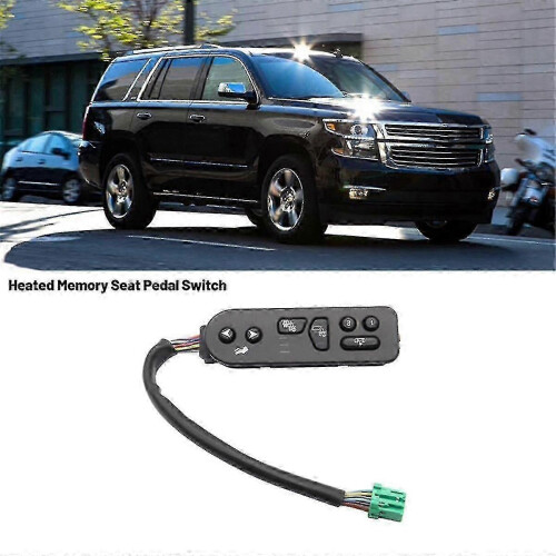 (As show, One size) Front Driver Side Seat Heater Switch for Escalade Base 15116862 2