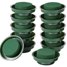 (As show, One size) 8pcs Wedding Aisle Diy Craft Flower Arrangement Absorb Water Home Garden Green Floral Foam Keep Fre