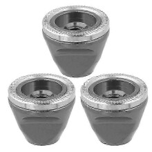 (As show, One size) 3Pcs Bike Hub Nut M5 Bicycle Quick-Release Lever Nuts Parts Titanium Bicycle Nut