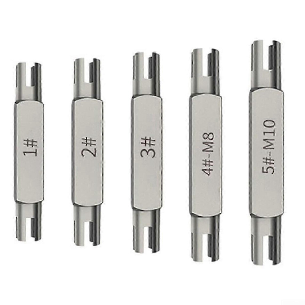 (As Show, One Size) Reliable And Long-Lasting -M10 Screw Tap Extractor Set: Alloy Steel Extractors For Broken Head Tap 4631898280005
