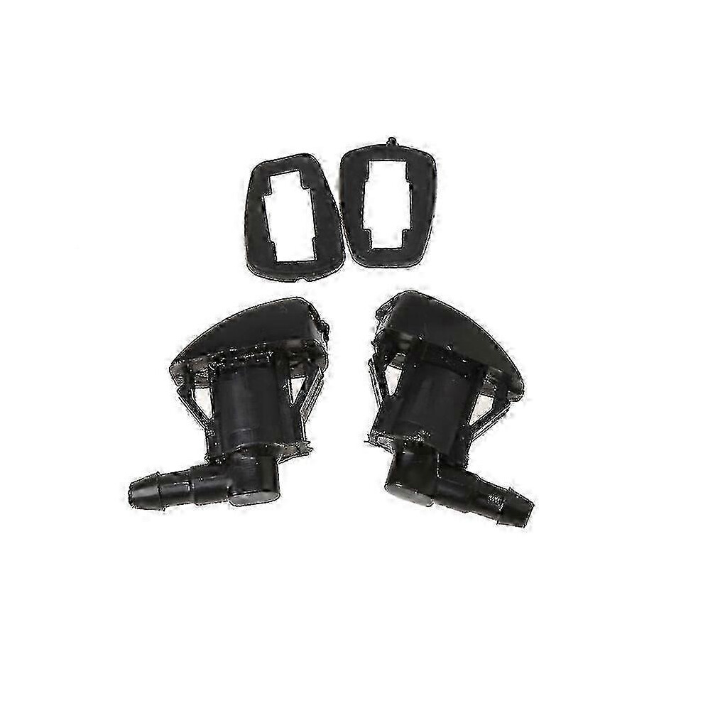 (As Show, One Size) 2Pcs Windshield Wiper Washer Jet Nozzle Spray For E120 Corolla Camry Xv30-Good Black 4633396526296