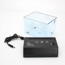 (As show, One size) USB Mini Electric A6 Shredder Desktop Small Strip Paper Cutter Home Simple Office Shredder black