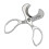(As show, One size) Cigar Shears Stainless Steel Silver 1