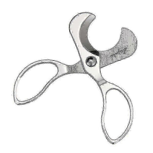 (As show, One size) Cigar Shears Stainless Steel Silver