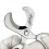 (As show, One size) Cigar Shears Stainless Steel Silver 3