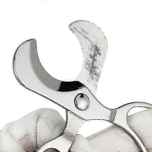 (As show, One size) Cigar Shears Stainless Steel Silver 2