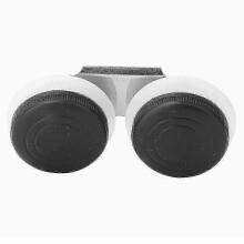 (As show, One size) Stainless Steel Oil Painting Cup Double/Single Dipper Palette Container Cup (F-302)