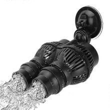 (As show, One size) RS-308A 24W 12000L / H Double-head Flow Maker Pump for Fish Tank Wave Making Pump, EU Plug