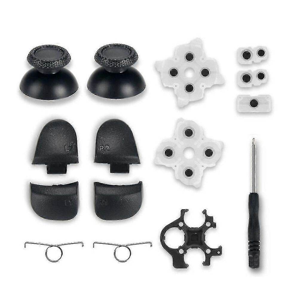 (As Show, One Size) For Ps5 Controller L1-R1 L2-Trigger Button Analog Stick Conductive Rubber Repair 4631898266436