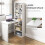 Homcom HOMCOM Convertible Desk with Whiteboard Multi-function Workstation, White 7
