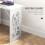 Homcom HOMCOM Convertible Desk with Whiteboard Multi-function Workstation, White 8