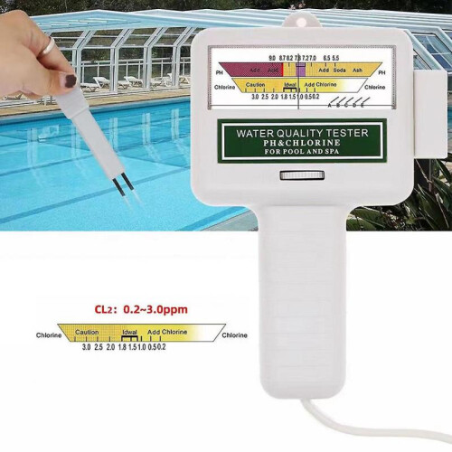 Water Quality Tester for PH Chlorine Multi-Purpose High Accurates Tester for Hydroponic Systems 1