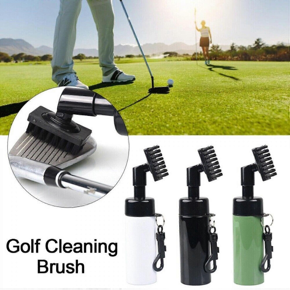 (black, One size) Golf Club Cleaner Brush Golf Groove Cleaner Automatic Water Golf Washer Tool-image-OPC-PHJYCHD-NEW