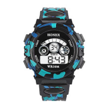 (Red, One size) Outdoor Multifunction Chidren Digital Watches Boys Girls Child Rubber Sports Electronic Wrist Watch Kids Led Date Clock Reloj