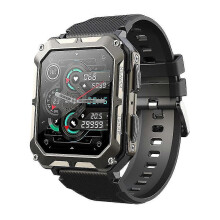 (Orange, One size) Njord Gear Indestructible Smartwatch Rugged Tactical Smartwatch With Heartrate~~