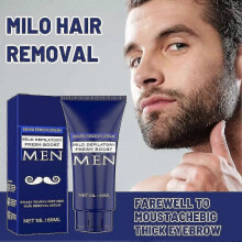 (3Pcs, One size) Men's Permanent Hair Beard Removal Cream, Men's Beard Hair Removal, Permanent Hair Removal Cream For Face, Forearms, Legs, Chest, ArmsC5