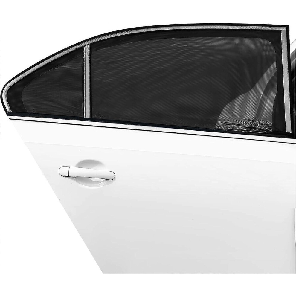Kikidex (As Show, One Size) High Elasticity Car Window Sun Shades, Car Sunshades Full Cover Rear Side Window, Sun Visor, Blocks Uv Rays, Protection For Baby,