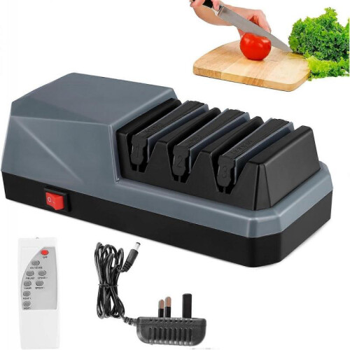 Electric Knife Sharpener, 3 Stage Professional Knife Sharpening with Diamond