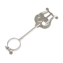 (As show, One size) Elegant Silver Clarinet Stand Holder Music Sheet Clamp for Performances