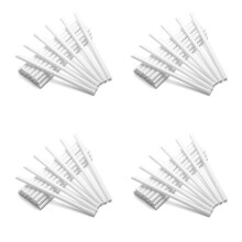 (As show, One size) 200 Pieces Plastic White Cake Dowel Rods for Tiered Cake Construction and Stacking (0.4 Inch Diamet
