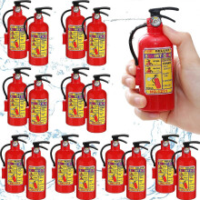 (As show, One size) 24 Packs 4 Inch Fire Extinguisher Toys Fire Extinguisher Mini Water Firemen Squirter for Party Favors