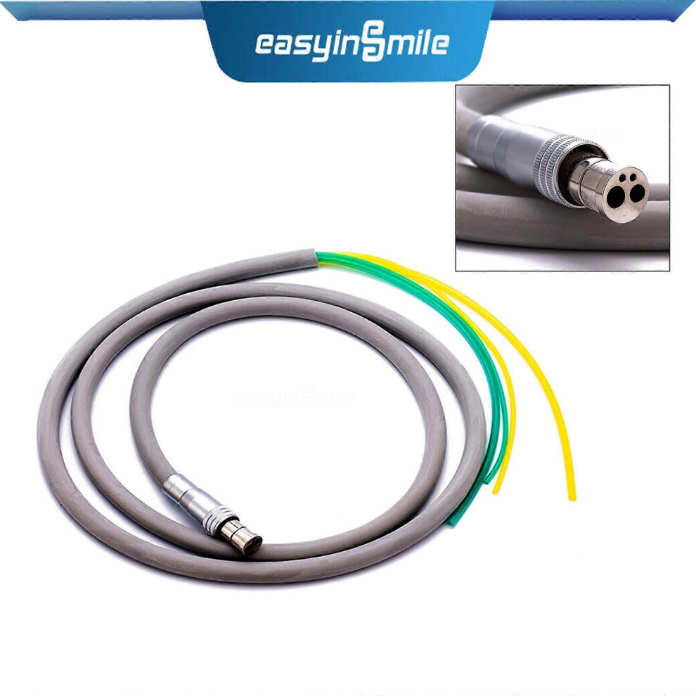 (As show, One size) Easyinsmile Dental Handpiece Tube High Speed Silicone Hose Compatible 2/4 Hole Adapter Dental Chair Accessories