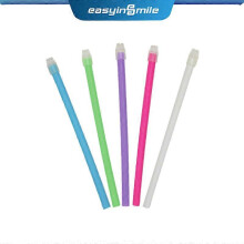 (As show, One size) 100pcs/bag Easyinsmile Dental Saliva Ejectors Suction Tips Tube Disposable Clear Color Mixed Bendable