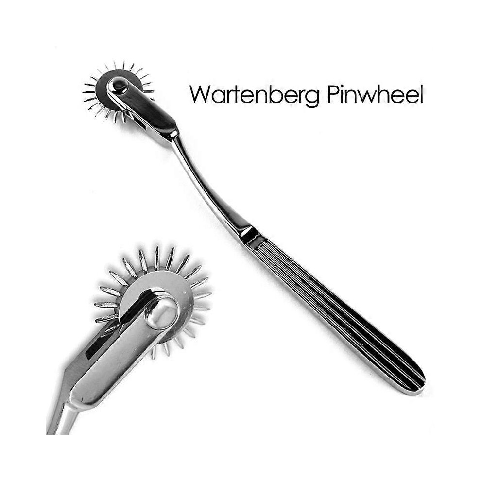 (As show, One size) Wartenberg Pin Wheel Reflex Wartenburg Medical Roller Rolling Diagnostic Percussor Skin Pinwheel Neurological Massage Hammer