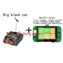 (Only car, One size) Esp32 Education RC Tank Model Metal Tank Chassis Tractor Crawler Balance Tank Chassis Robot for Wifi Wireless Programming Car